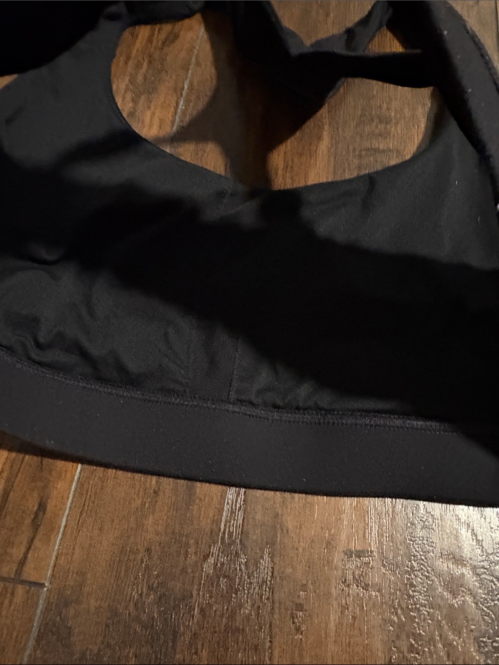 Lululemon Black Racerback Sports Bra 16 pit to pit - Picture 7 of 7
